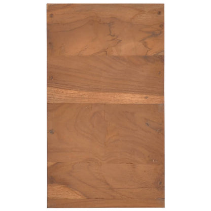 vidaXL Bedside Cabinet 20x35x50 cm Solid Teak Wood - Brown - Small