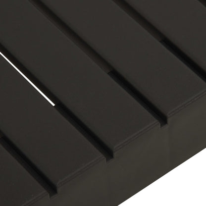 vidaXL Garden Lounge Table Plastic Grey