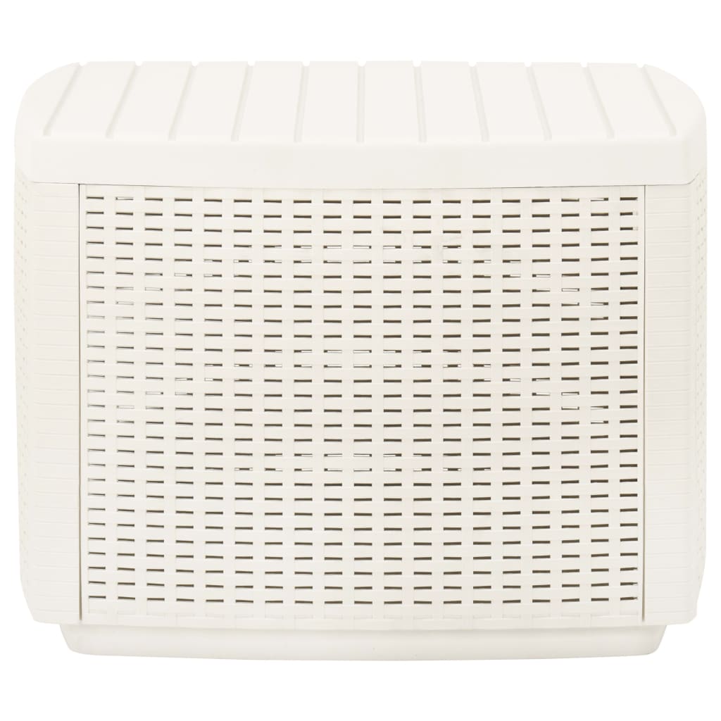 vidaXL Garden Table White 53x53x40 cm Plastic
