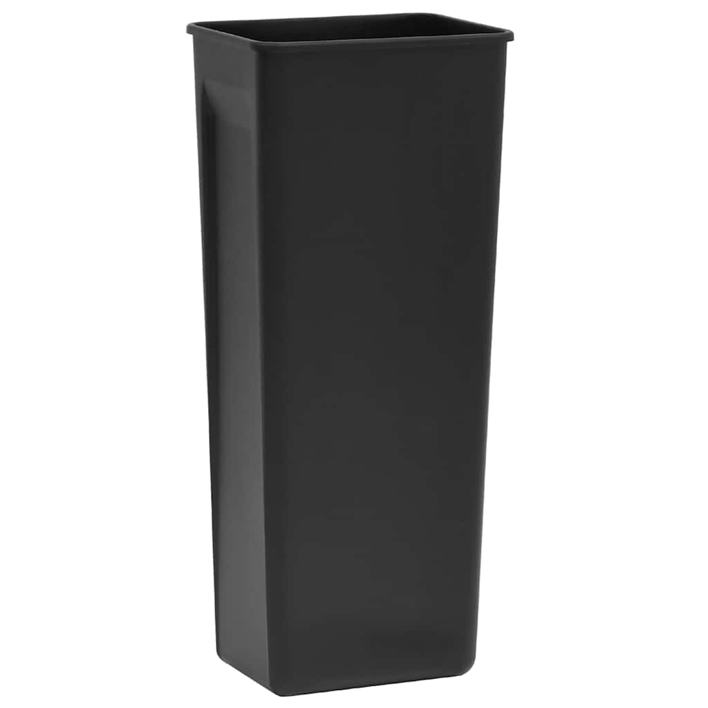 145972 vidaXL Dustbin with Pedal Anti-fingerprint 30L Grey Stainless Steel - 31 x 31.5 x 71 cm