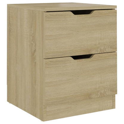 vidaXL Bedside Cabinet | Sonoma Oak | Engineered Wood | Standard - Brown