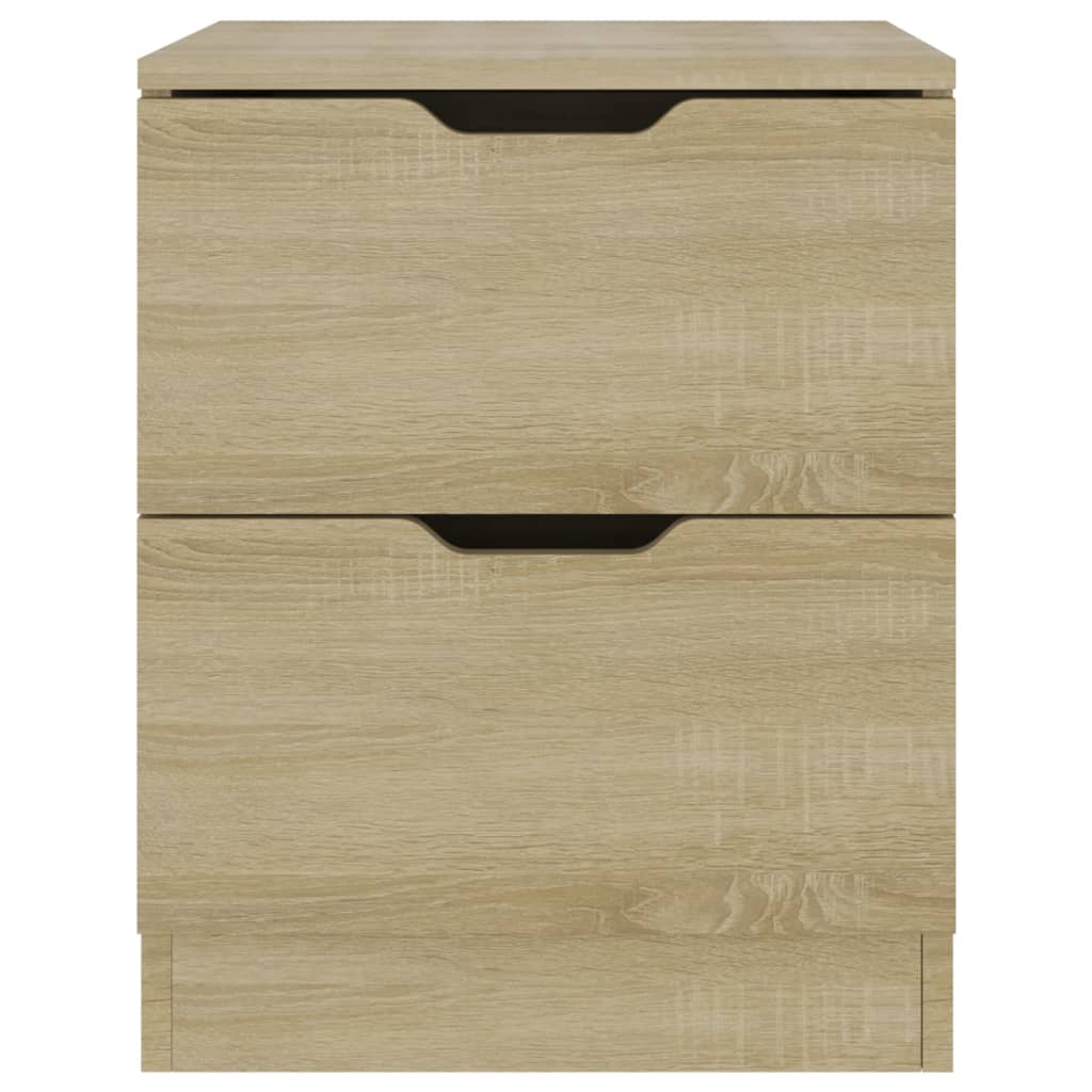 vidaXL Bedside Cabinet | Sonoma Oak | Engineered Wood | Standard - Brown