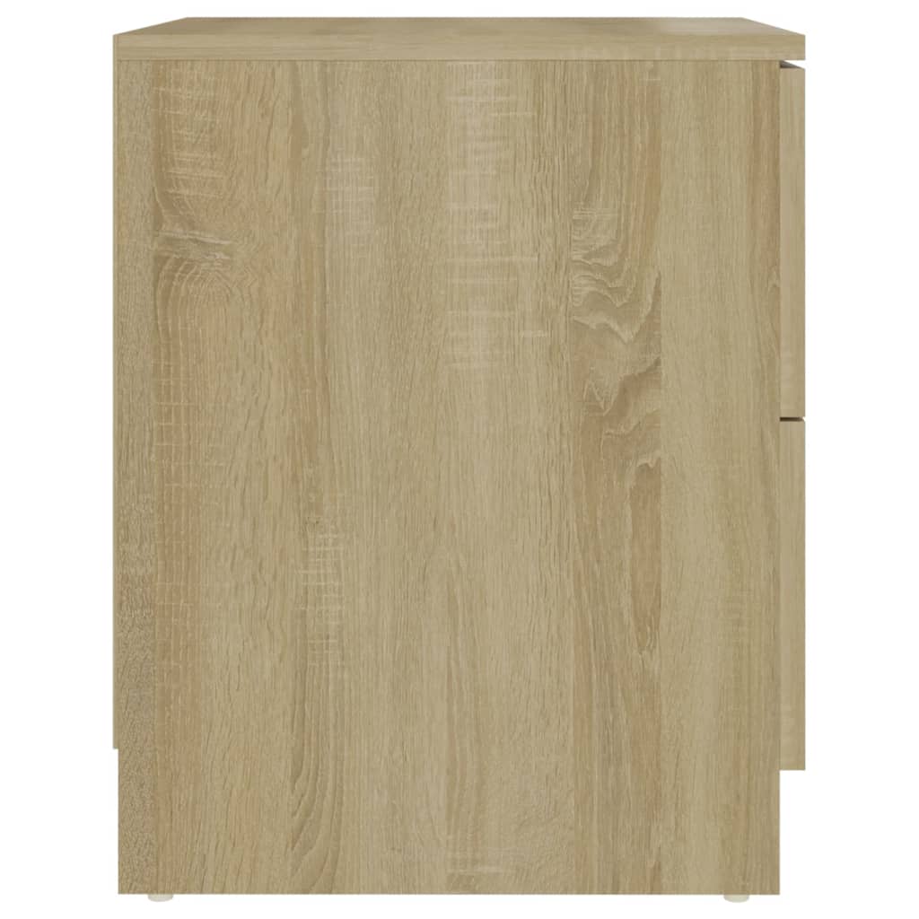 vidaXL Bedside Cabinet | Sonoma Oak | Engineered Wood | Standard - Brown