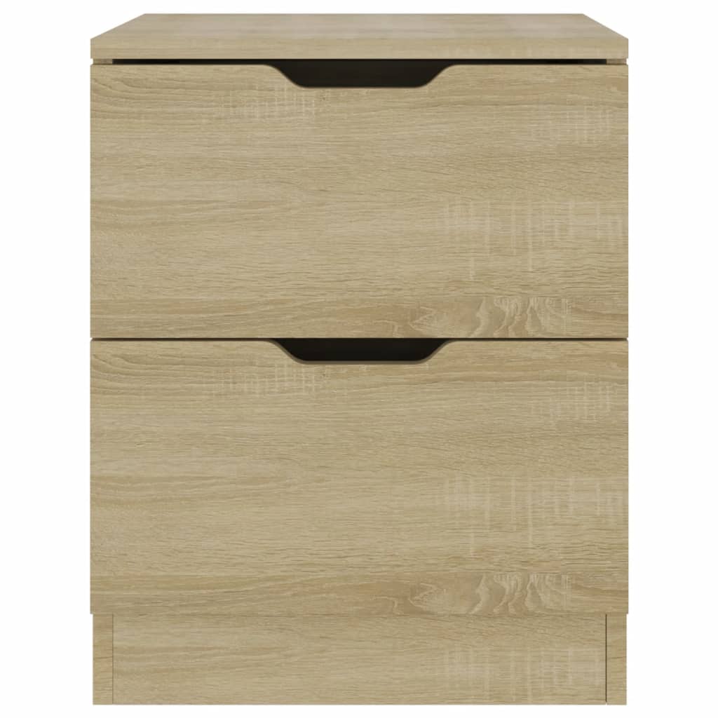 vidaXL Bedside Cabinets 2 pcs Sonoma Oak 40x40x50 cm Engineered Wood - Brown