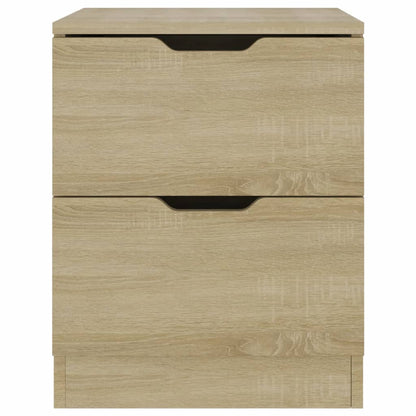 vidaXL Bedside Cabinets 2 pcs Sonoma Oak 40x40x50 cm Engineered Wood - Brown
