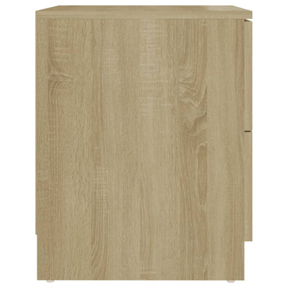 vidaXL Bedside Cabinets 2 pcs Sonoma Oak 40x40x50 cm Engineered Wood - Brown