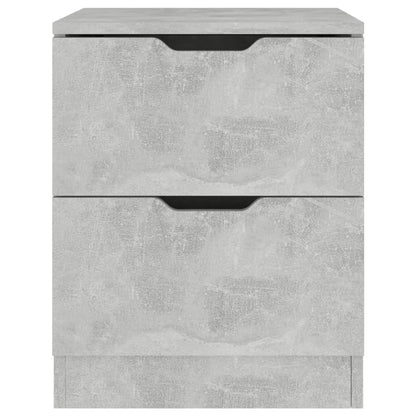vidaXL Bedside Cabinet | Concrete Grey | Engineered wood | Medium