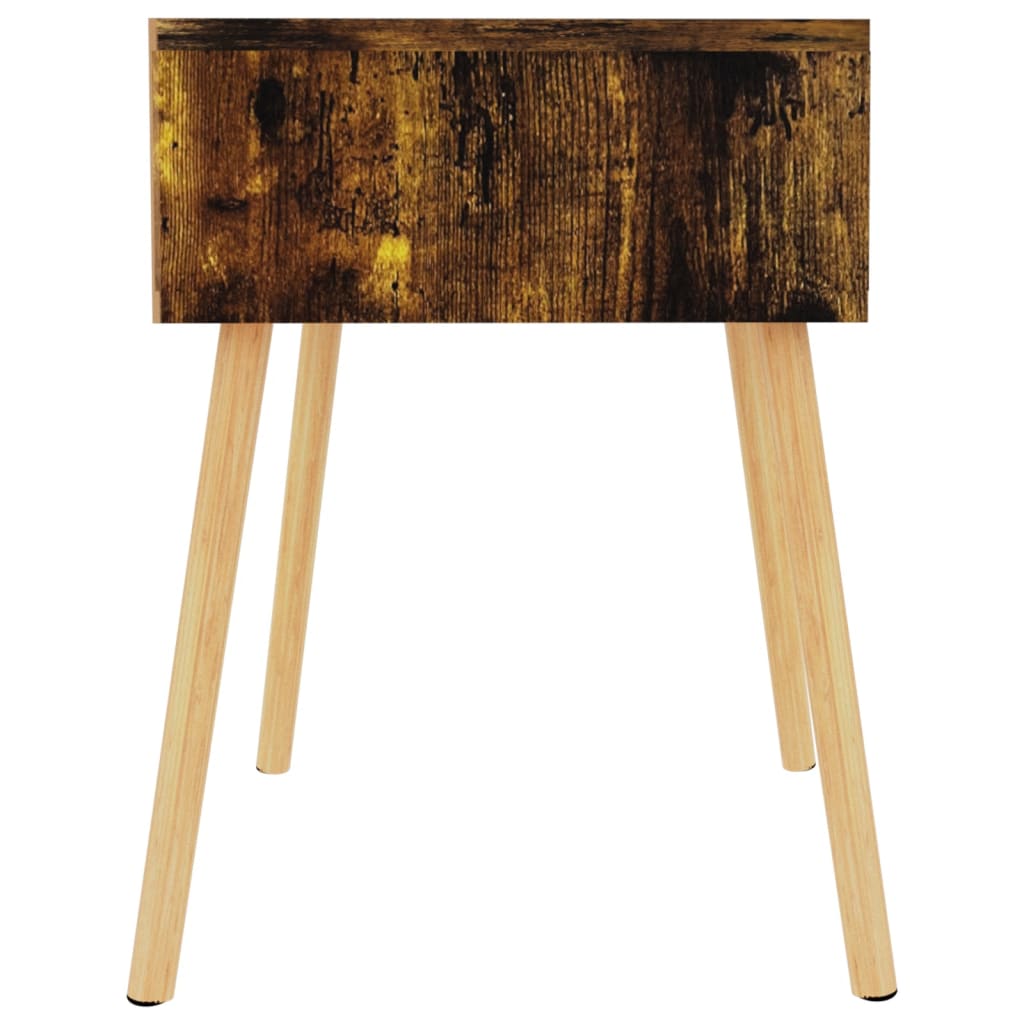 vidaXL Bedside Cabinets 2 pcs Smoked Oak 40x40x56 cm Engineered Wood - Brown