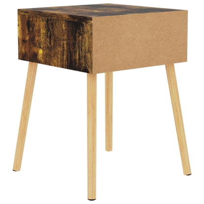 vidaXL Bedside Cabinets 2 pcs Smoked Oak 40x40x56 cm Engineered Wood - Brown
