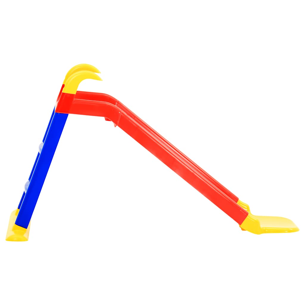 vidaXL Slide | Red | Polypropylene | Compact | Lightweight | Slide | Other - Multicolour - 141 x 60 x 78.5 cm