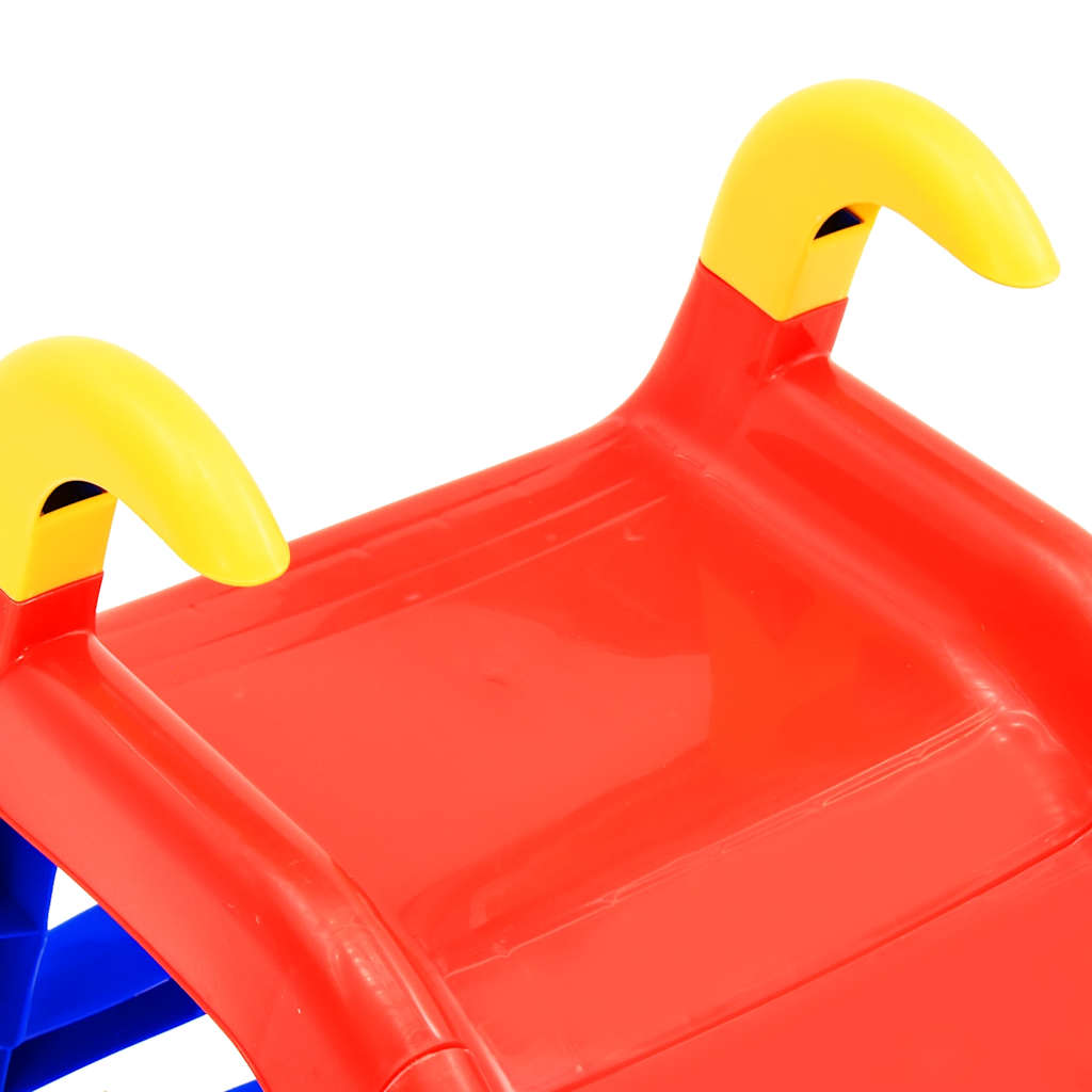 vidaXL Slide | Red | Polypropylene | Compact | Lightweight | Slide | Other - Multicolour - 141 x 60 x 78.5 cm