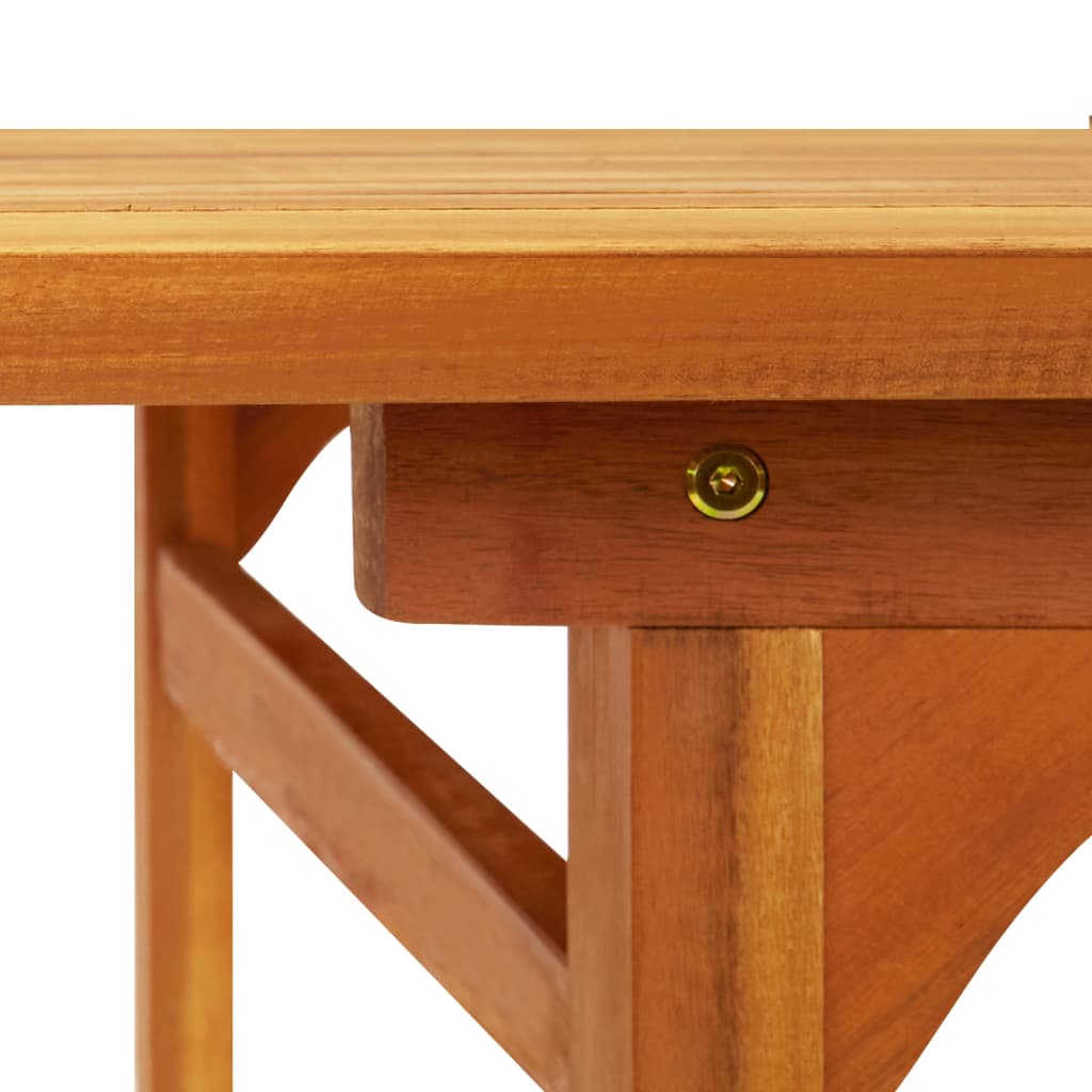 vidaXL Garden Dining Table 280x90x75 cm Solid Acacia Wood - Brown