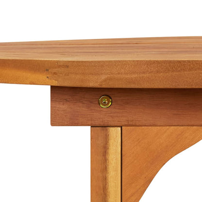 vidaXL Garden Dining Table 220x90x75 cm Solid Acacia Wood - Brown - 23857