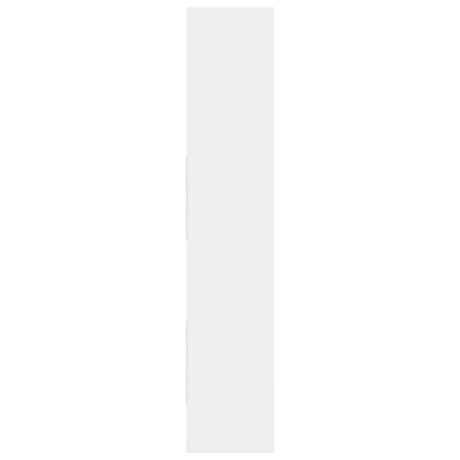 vidaXL Book Cabinet White 40x35x180 cm Engineered Wood