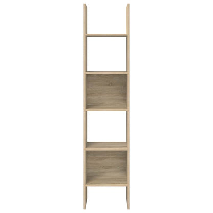 vidaXL Book Cabinet Sonoma Oak 40x35x180 cm Engineered Wood - Brown