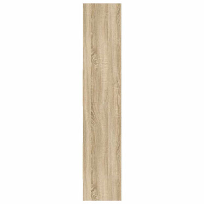 vidaXL Book Cabinet Sonoma Oak 40x35x180 cm Engineered Wood - Brown