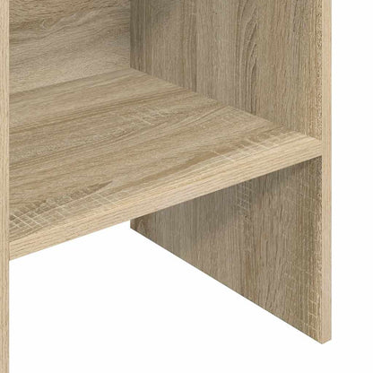 vidaXL Book Cabinet Sonoma Oak 40x35x180 cm Engineered Wood - Brown
