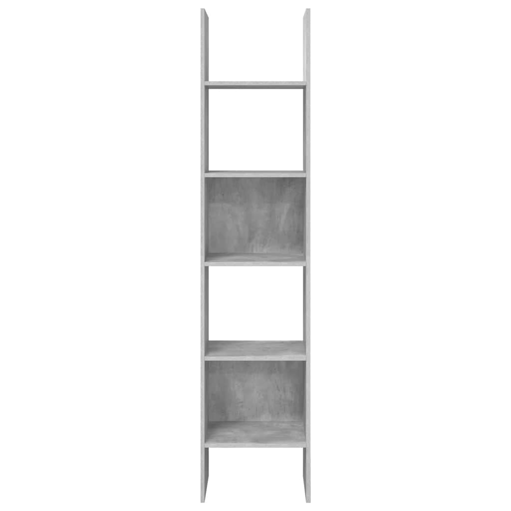vidaXL Book Cabinet Concrete Grey 40x35x180 cm Engineered Wood