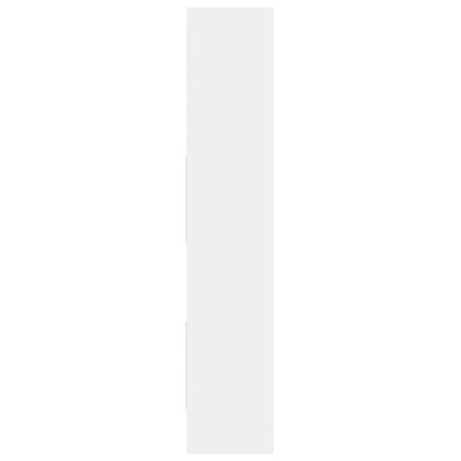 vidaXL Book Cabinet White 60x35x180 cm Engineered Wood
