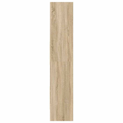 vidaXL Book Cabinet Sonoma Oak 60x35x180 cm Engineered Wood - Brown
