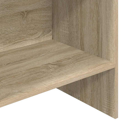 vidaXL Book Cabinet Sonoma Oak 60x35x180 cm Engineered Wood - Brown