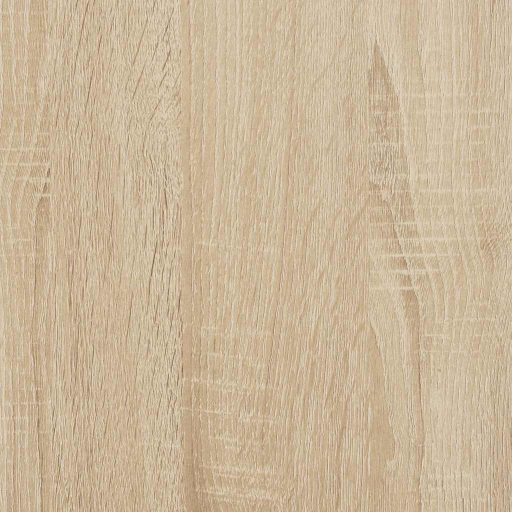 vidaXL Book Cabinet Sonoma Oak 60x35x180 cm Engineered Wood - Brown