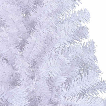 vidaXL Artificial Half Christmas Tree with Stand White 240 cm PVC