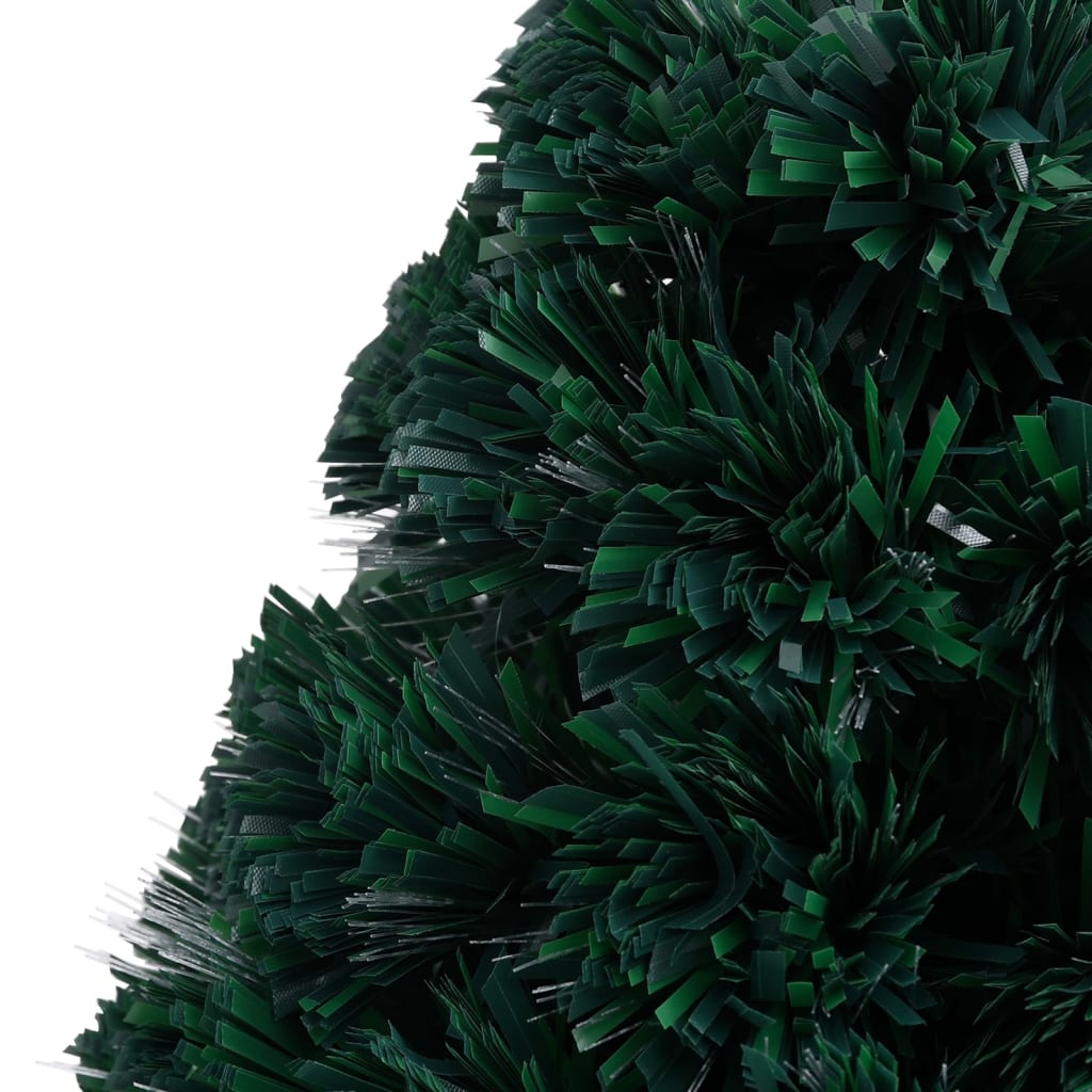 vidaXL Pre-lit Christmas Tree with Stand&LED 64 cm Fibre Optic - Green