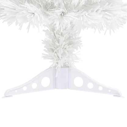 vidaXL Artificial Pre-lit Christmas Tree White 64 cm Fibre Optic