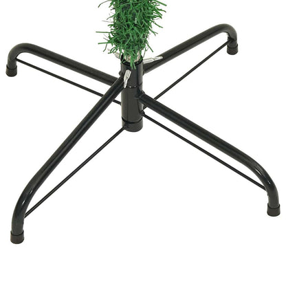 vidaXL Upside-down Artificial Christmas Tree with Stand Green 210 cm - 210 x 110 cm