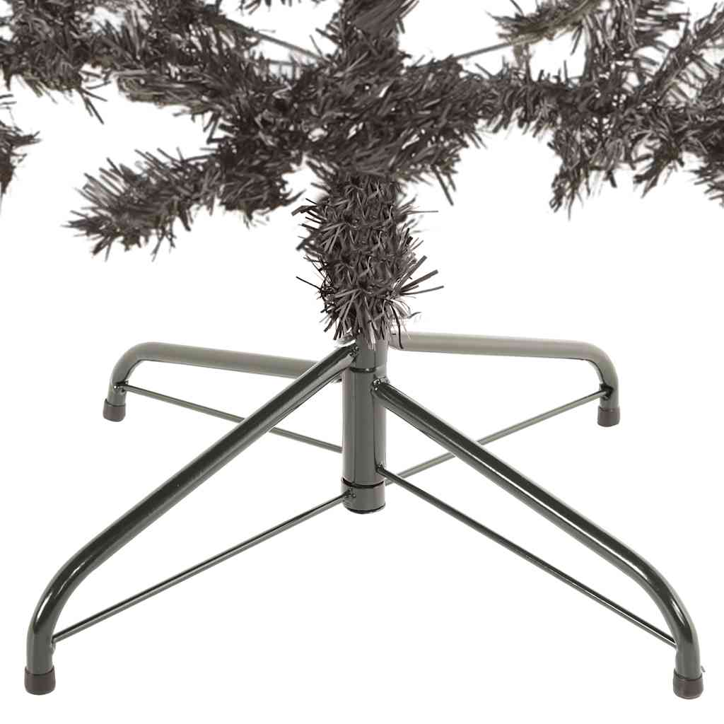 vidaXL Slim Christmas Tree Black 240 cm - 240 x 61 cm