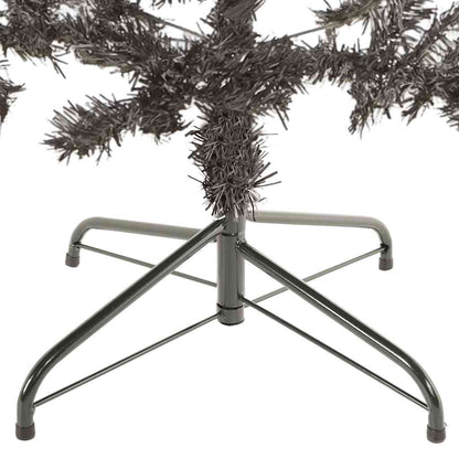 vidaXL Slim Christmas Tree Black 240 cm - 240 x 61 cm