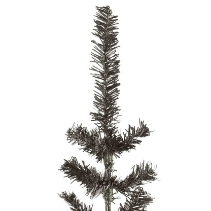 vidaXL Slim Christmas Tree Black 240 cm - 240 x 61 cm