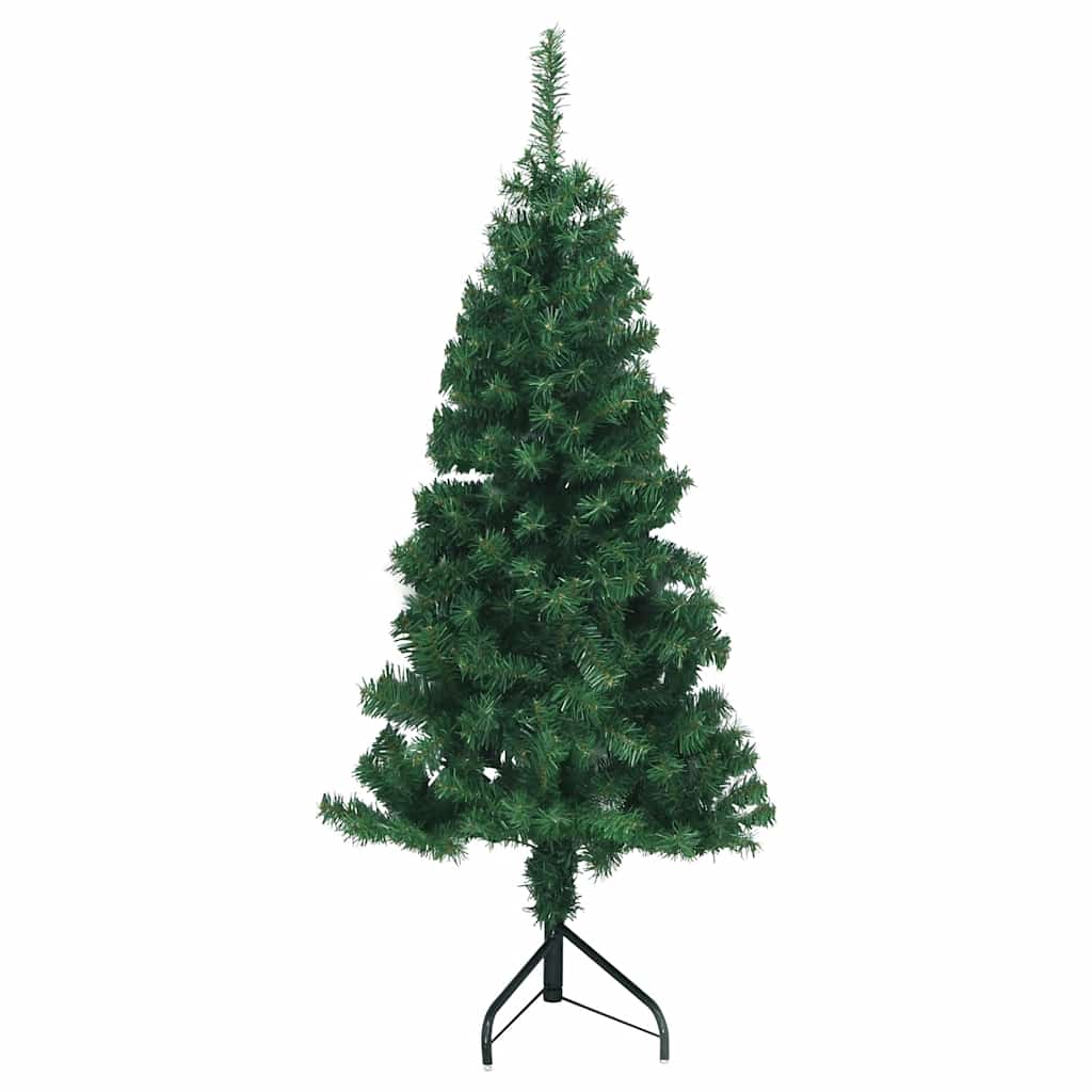 vidaXL Corner Artificial Christmas Tree Green 120 cm PVC - 120 x 45 cm