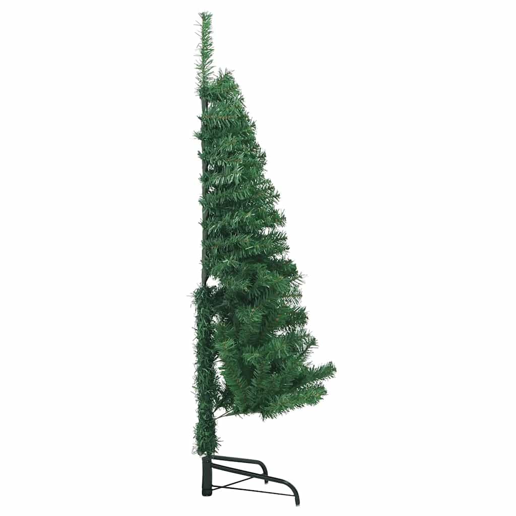 vidaXL Corner Artificial Christmas Tree Green 120 cm PVC - 120 x 45 cm