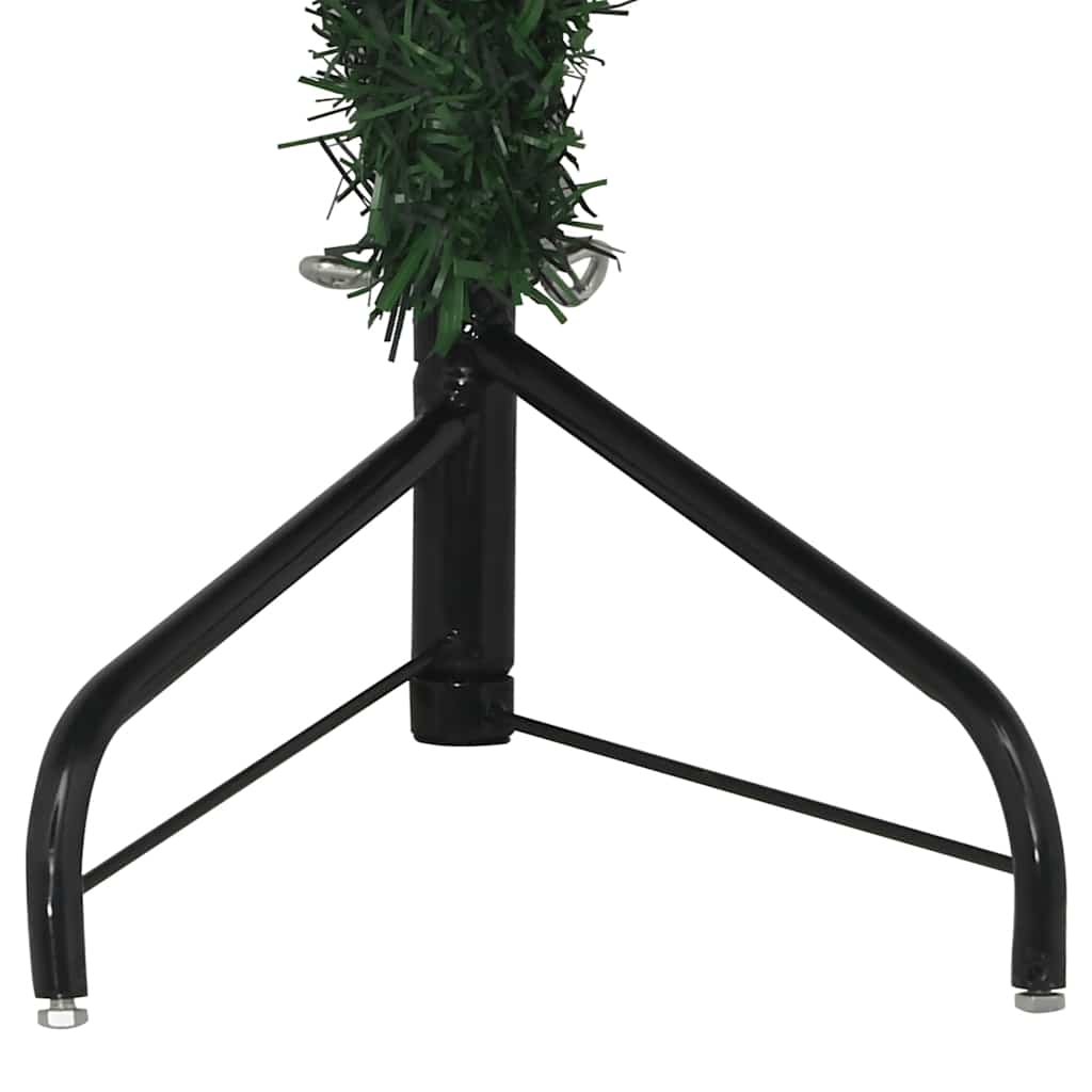 vidaXL Corner Artificial Christmas Tree Green 120 cm PVC - 120 x 45 cm