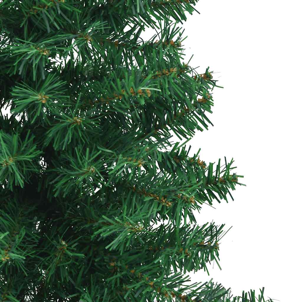 vidaXL Corner Artificial Christmas Tree Green 120 cm PVC - 120 x 45 cm