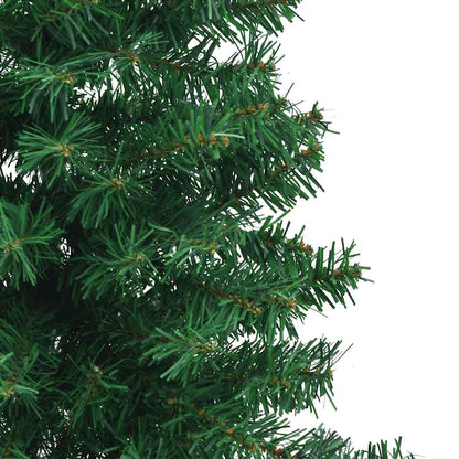 vidaXL Corner Artificial Christmas Tree Green 120 cm PVC - 120 x 45 cm