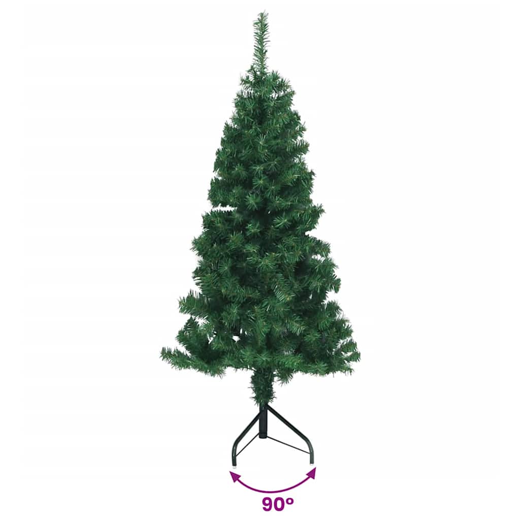 vidaXL Artificial Christmas trees PVC, Steel Green - Gre - 55 x 55 x 150 cm
