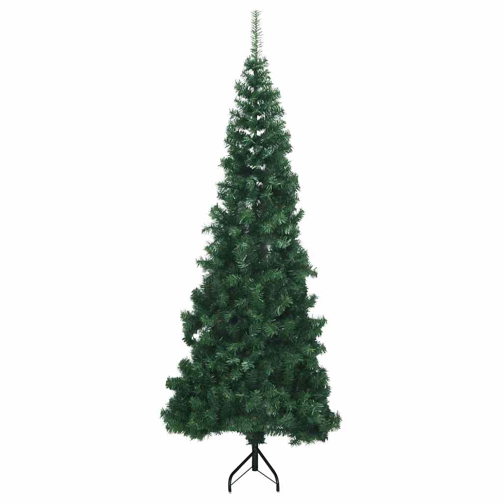 vidaXL Artificial Christmas trees PVC and steel Green - Gre - 65 x 65 x 180 cm