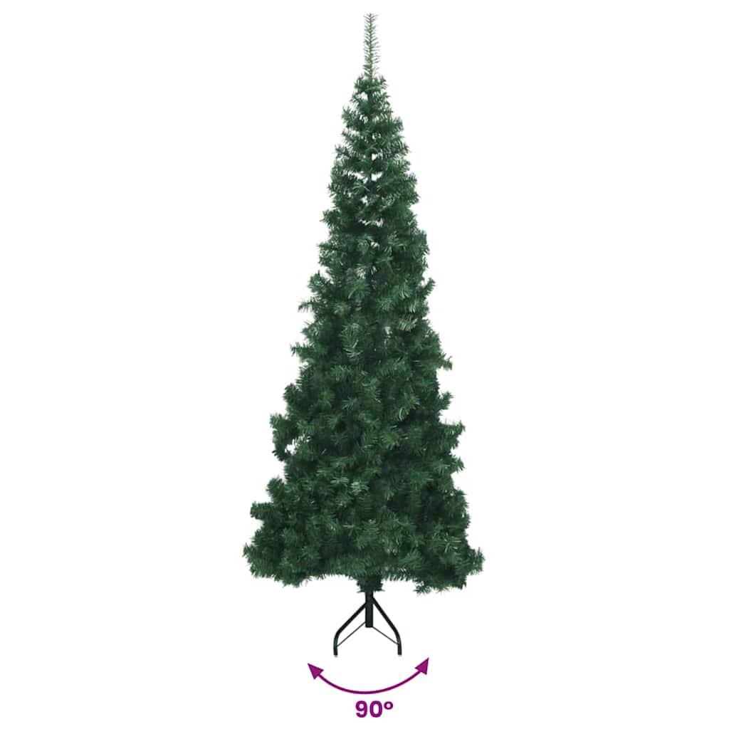 vidaXL Artificial Christmas trees PVC and steel Green - Gre - 65 x 65 x 180 cm