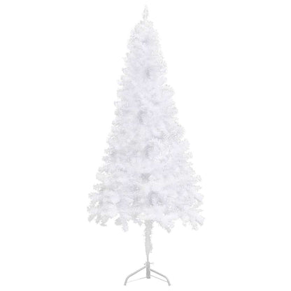 vidaXL Artificial Christmas trees PVC, Steel White - 55 x 55 x 150 cm