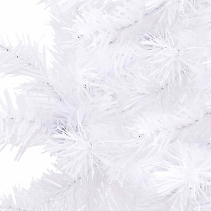vidaXL Artificial Christmas trees PVC, Steel White - 55 x 55 x 150 cm