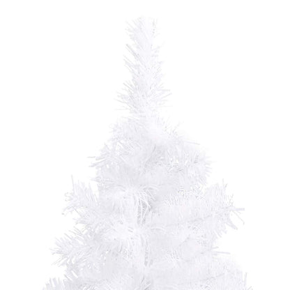 vidaXL Artificial Christmas trees PVC, Steel White - 55 x 55 x 150 cm