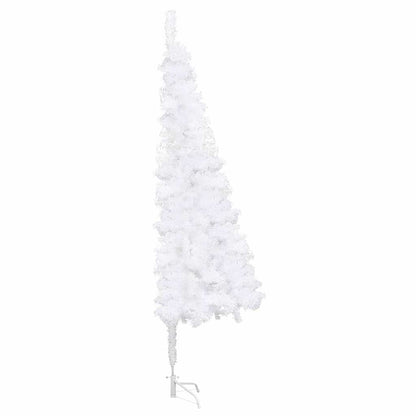 vidaXL Artificial Christmas trees PVC, Steel White - 75 x 75 x 210 cm