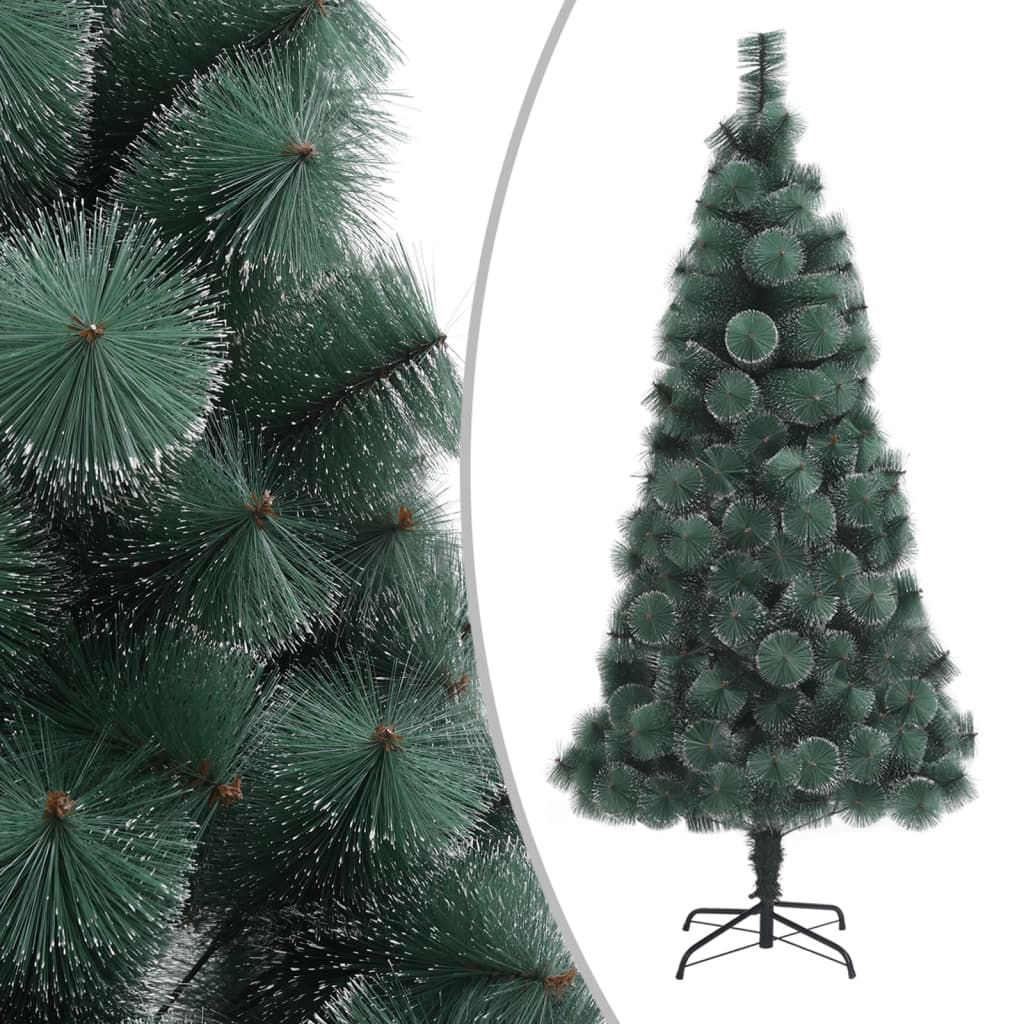 vidaXL Artificial Christmas Tree with Stand Green 210 cm PET - 210 x 105 cm