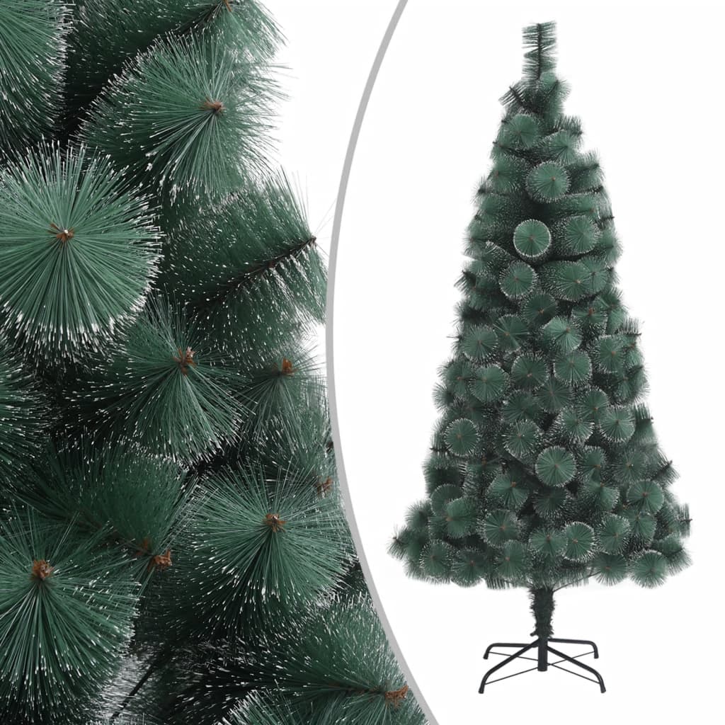 vidaXL Artificial Christmas Tree with Stand Green 240 cm PET - 240 x 125 cm