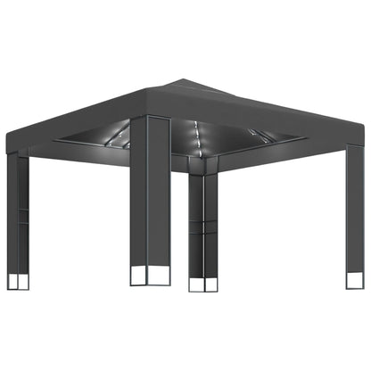 vidaXL Gazebo | Anthracite | Powder-Coated Steel | 3x3 meters
