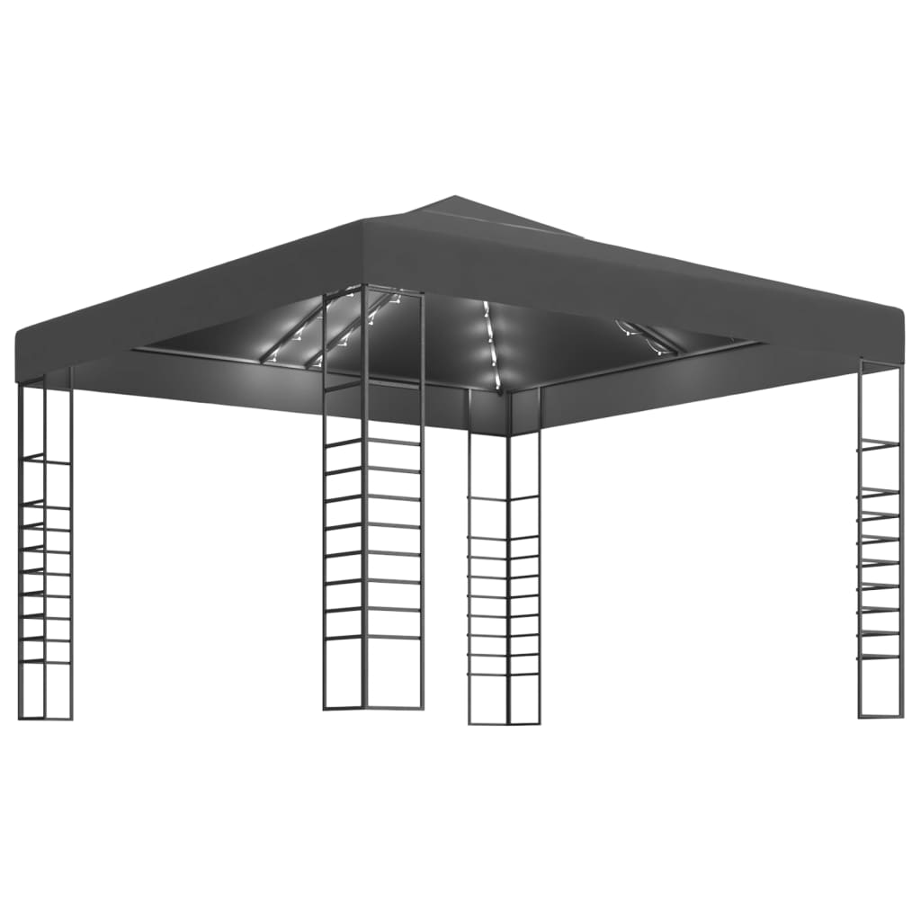 vidaXL Gazebo | Anthracite | Fabric with PA coating