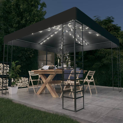 vidaXL Gazebo | Anthracite | Fabric with PA coating